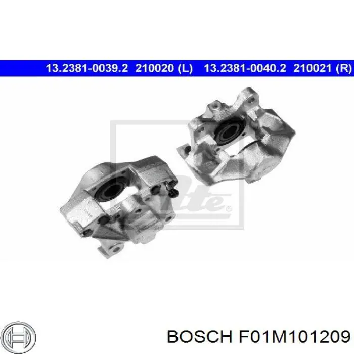 Клапан редукционный F01M101209 Bosch