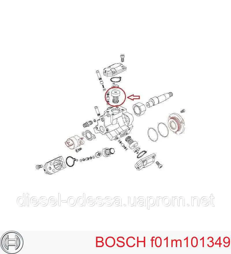 Плунжерная пара ТНВД Bosch F01M101349