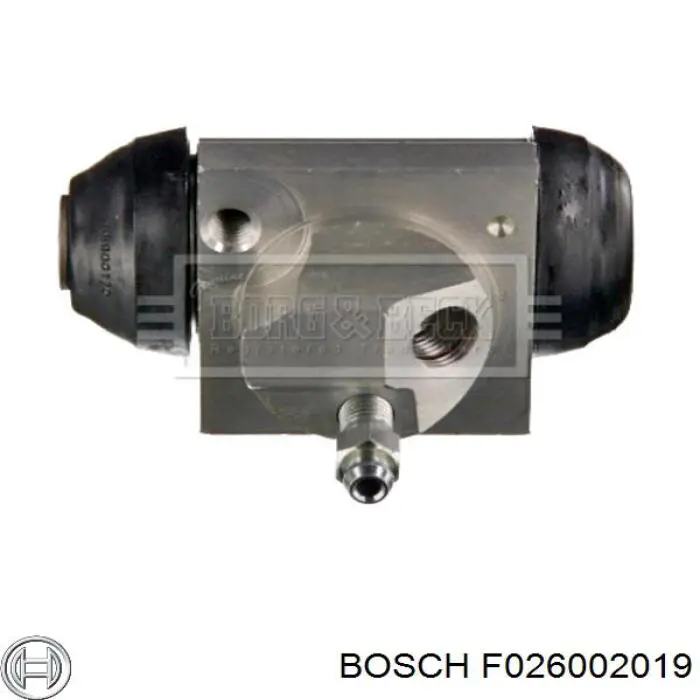 Циліндр гальмівний колісний/робочий, задній F026002019 Bosch