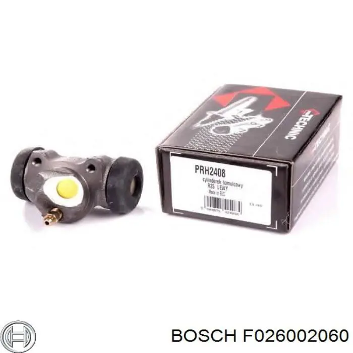 Рабочий тормозной цилиндр Bosch F026002060 цена, от 8.64 USD