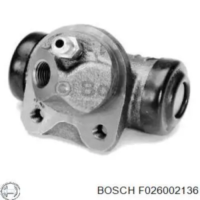 Цилиндр тормозной колесный F026002136 Bosch