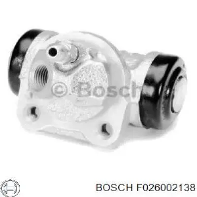 Цилиндр тормозной колесный F026002138 Bosch