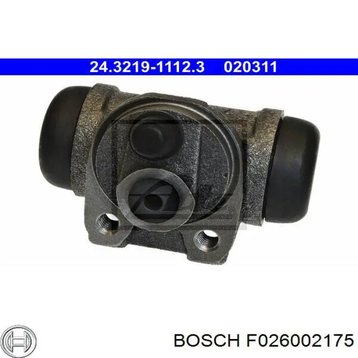 Рабочий тормозной цилиндр Bosch F026002175 цена, от 8.32 USD