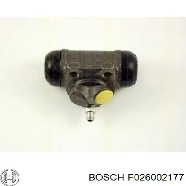 F026002177 Bosch Цилиндр тормозной колесный, задний