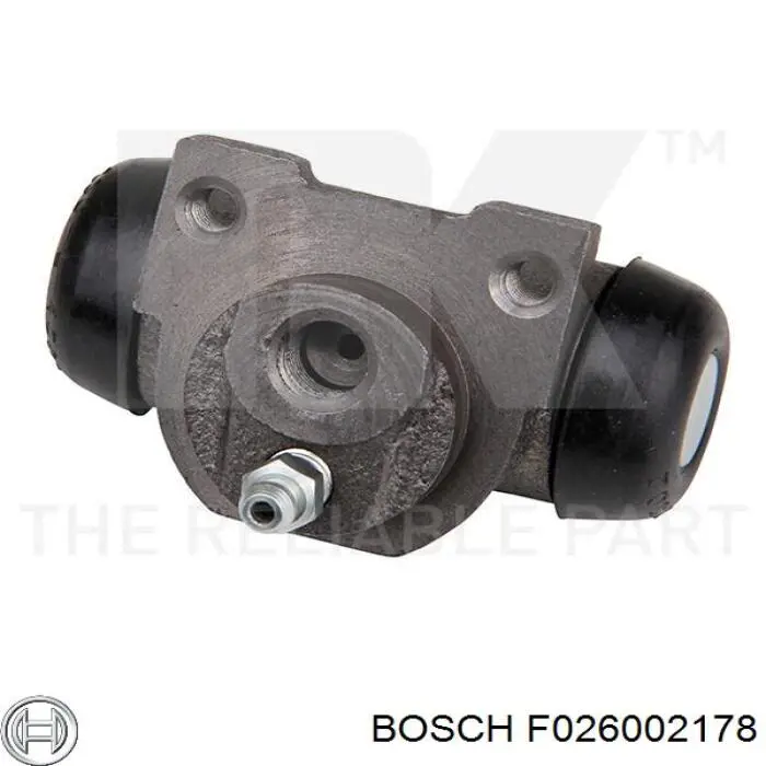Рабочий тормозной цилиндр Bosch F026002178 цена, от 9.64 USD