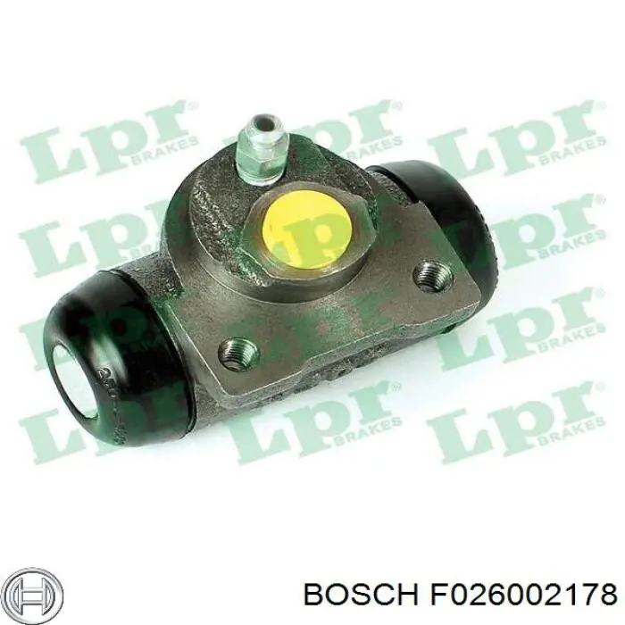 F026002178 Bosch Цилиндр тормозной колесный, задний
