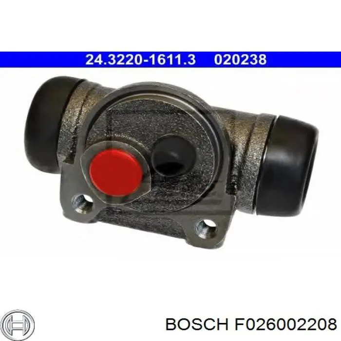 Рабочий цилиндр Bosch F026002208