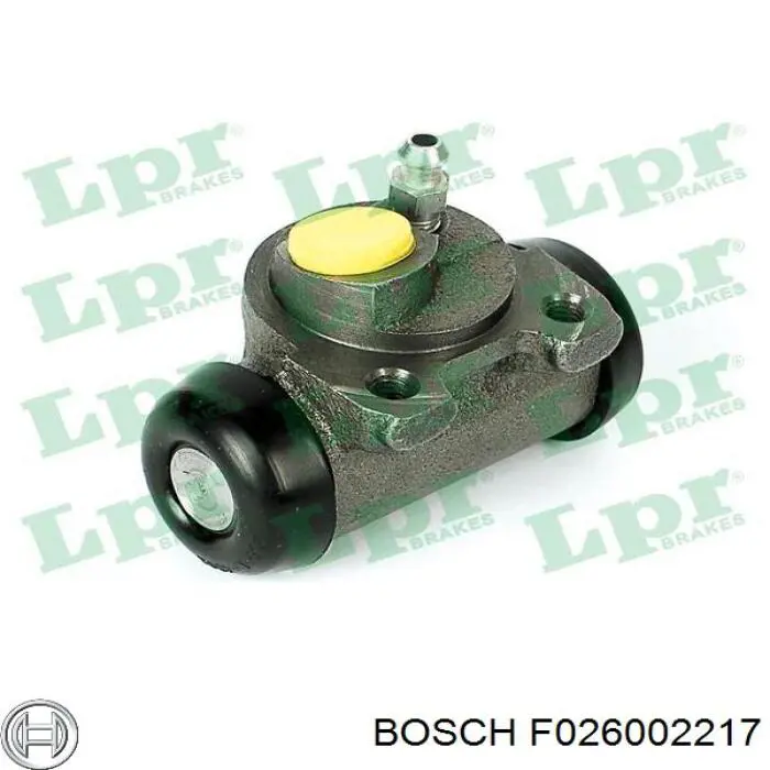 Cilindro de freno de rueda trasero F026002217 Bosch