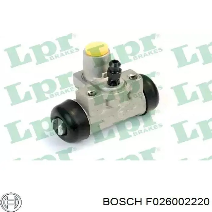 Купить F026002220 Bosch Цилиндр тормозной колесный