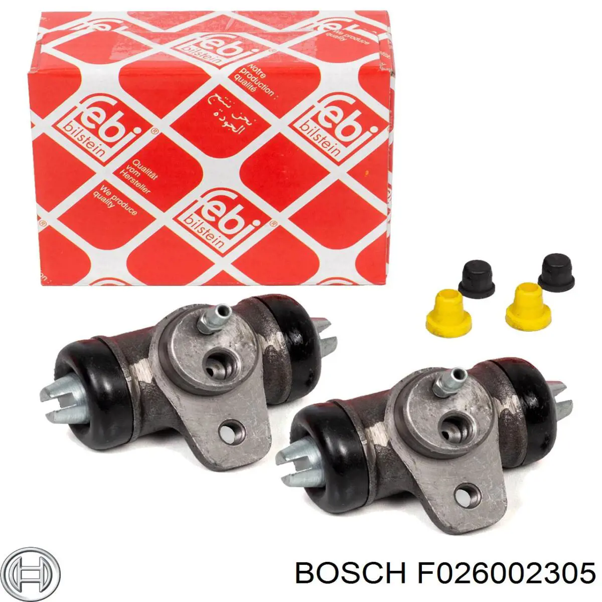 Купить F026002305 Bosch Цилиндр тормозной колесный