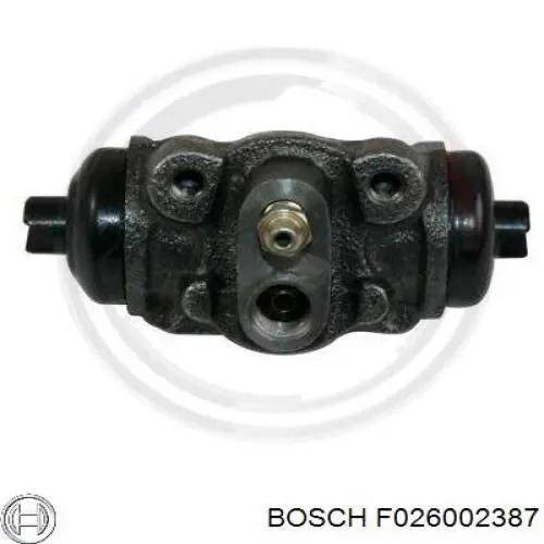 F026002387 Bosch цилиндр тормозной колесный рабочий задний