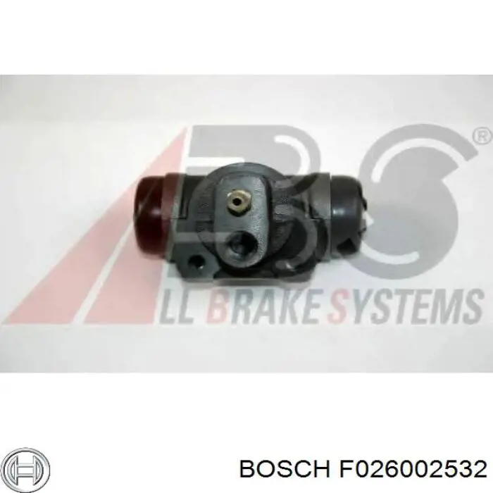 Рабочий тормозной цилиндр Bosch F026002532 цена, от 9.28 USD