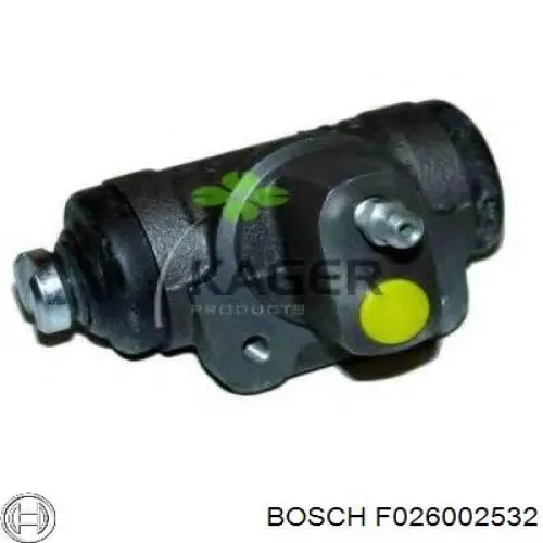 Купить F026002532 Bosch Цилиндр тормозной колесный