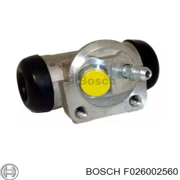 F 026 002 560 Bosch цилиндр тормозной колесный рабочий задний