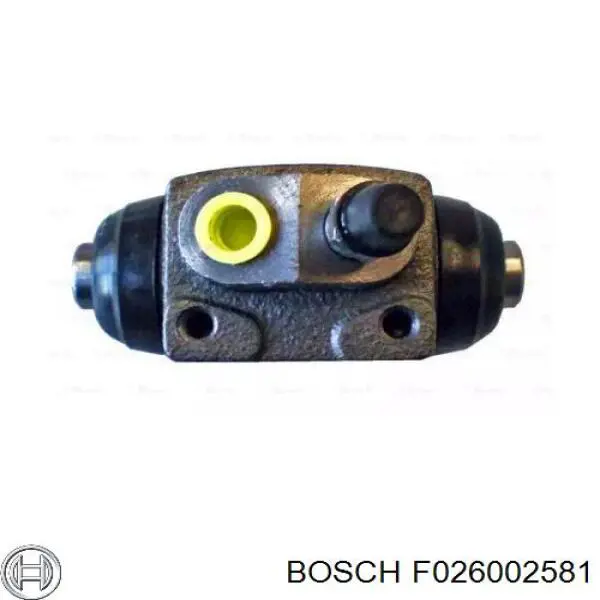 Cilindro de freno de rueda trasero F026002581 Bosch