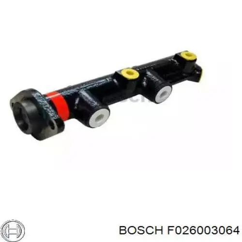 Cilindro principal de freno F026003064 Bosch