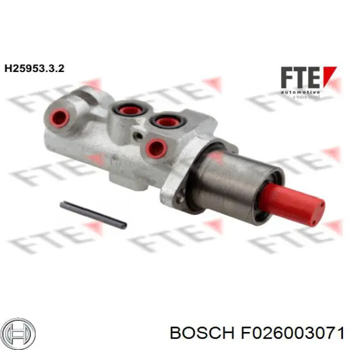F026003071 Bosch Цилиндр тормозной, главный