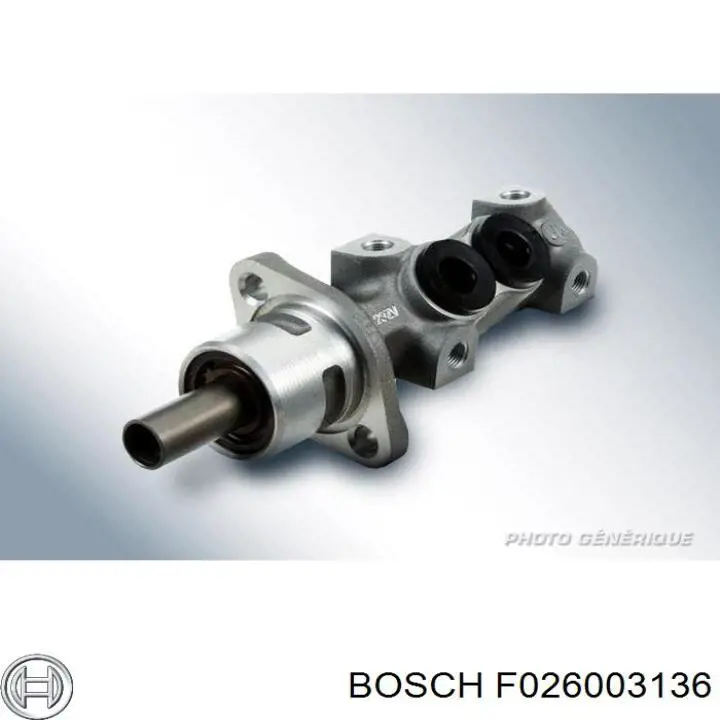 F026003136 Bosch Цилиндр тормозной, главный