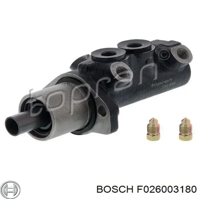 F026003180 Bosch Цилиндр тормозной, главный