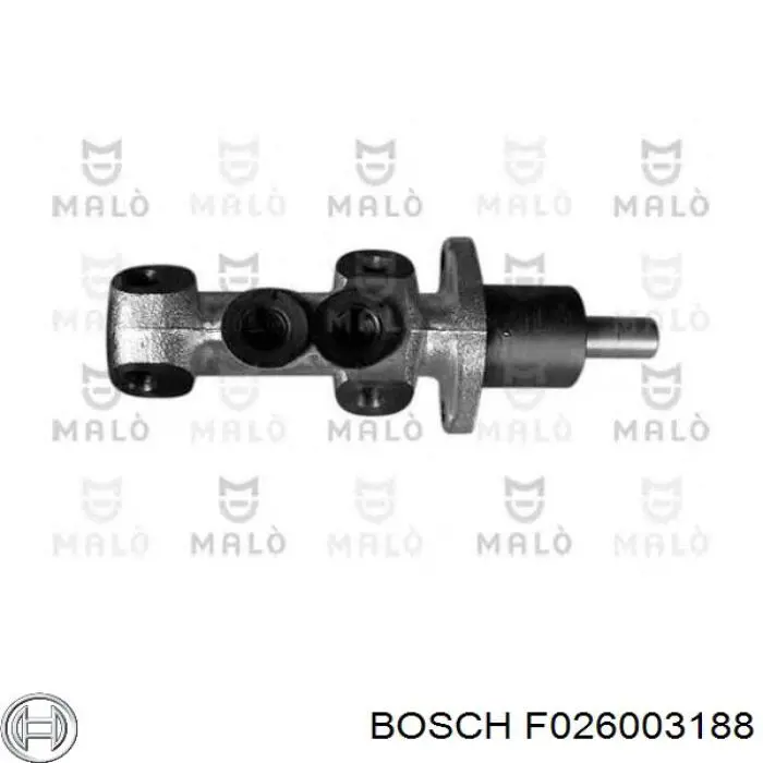 F026003188 Bosch Цилиндр тормозной, главный
