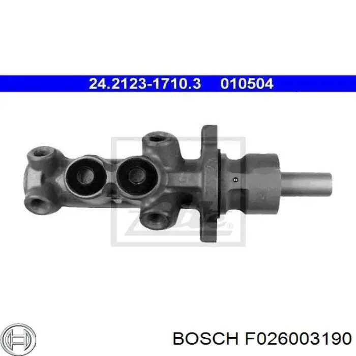 Главный тормозной цилиндр F026003190 Bosch