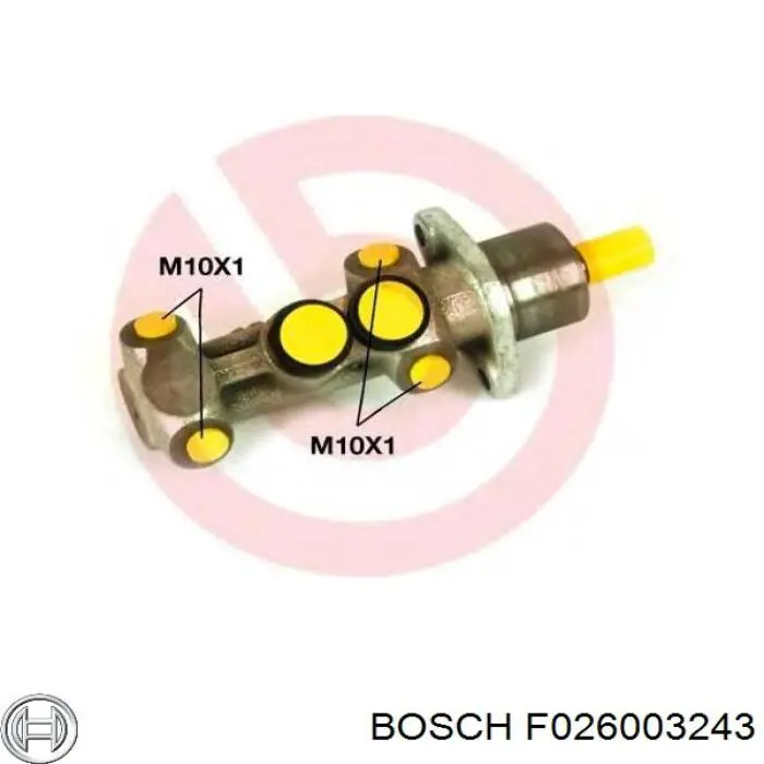 Цилиндр главный тормоза (гидротормозов) Bosch F026003243 цена, от 28.99 USD