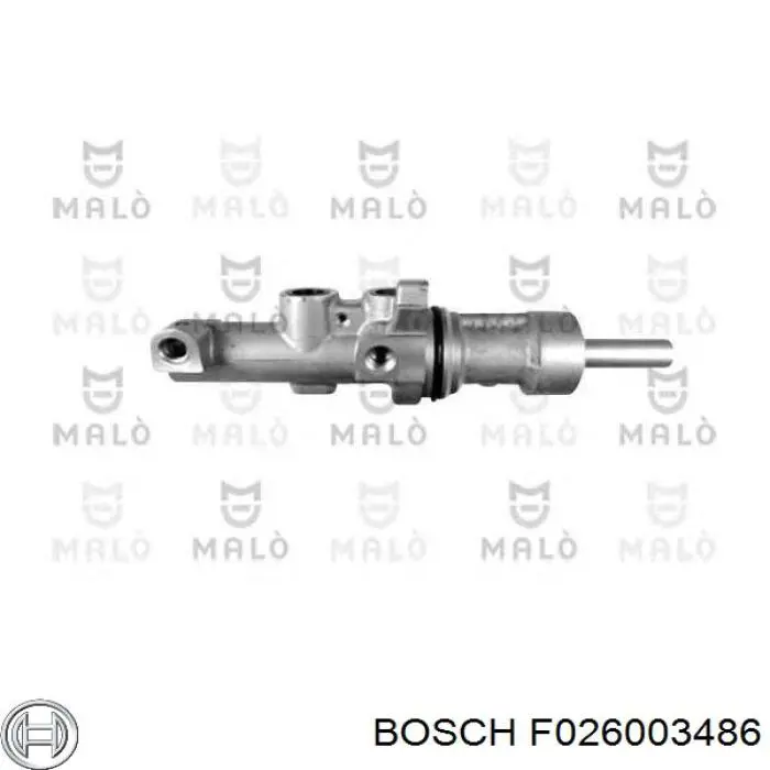 Цилиндр главный тормоза (гидротормозов) Bosch F026003486 цена, от 109.10 USD