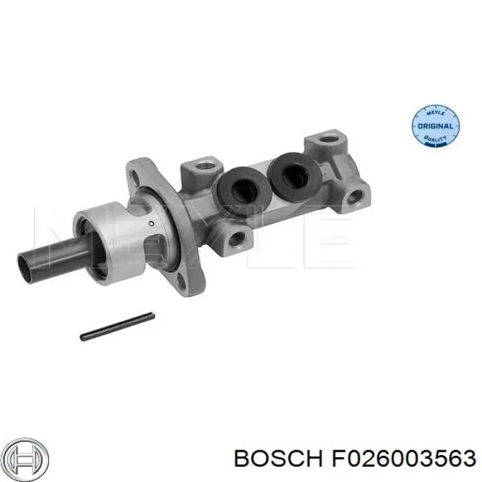 Цилиндр тормозной главный Bosch F026003563