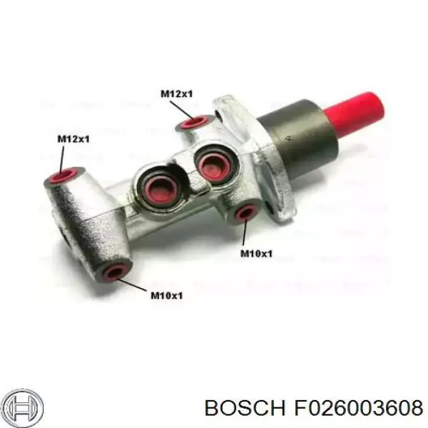 Купить F026003608 Bosch Главный тормозной цилиндр