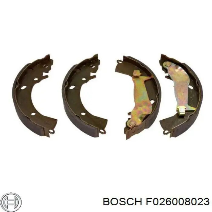 Zapatas de frenos de tambor traseras F026008023 Bosch