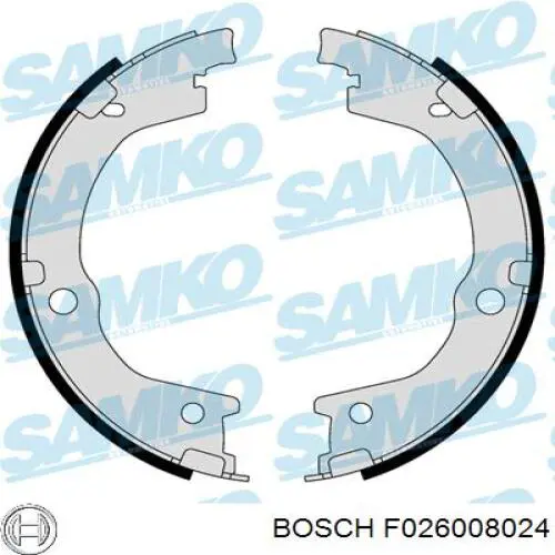 Колодки ручника F026008024 Bosch