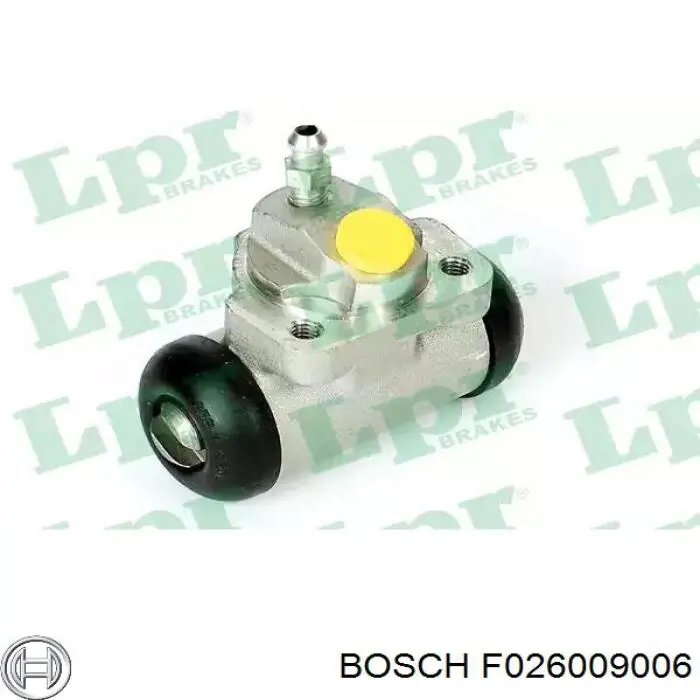 F026009006 Bosch Цилиндр тормозной колесный, задний