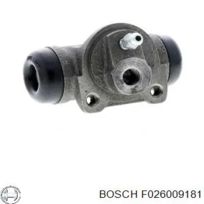 Циліндр гальмівний колісний/робітник, задній F026009181 Bosch