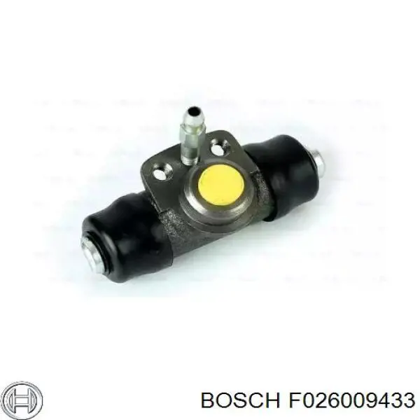 Циліндр гальмівний колісний/робітник, задній F026009433 Bosch