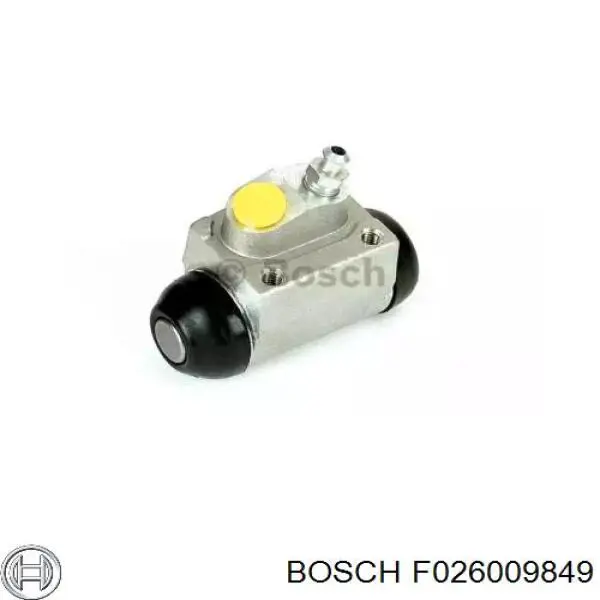 Цилиндр тормозной колесный F026009849 Bosch