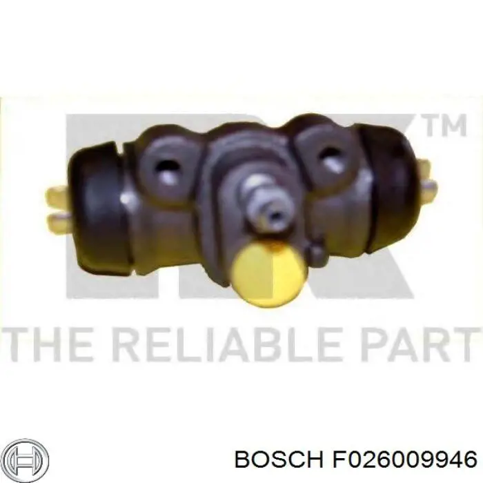 F026009946 Bosch Цилиндр тормозной колесный, задний