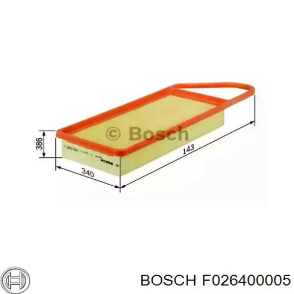 F026400005 Bosch воздушный фильтр