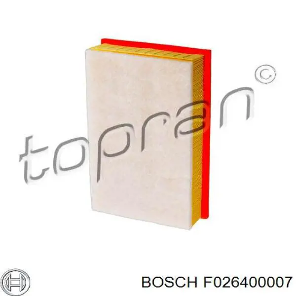 Элемент воздушного фильтра Bosch F026400007 цена, от 12.94 USD