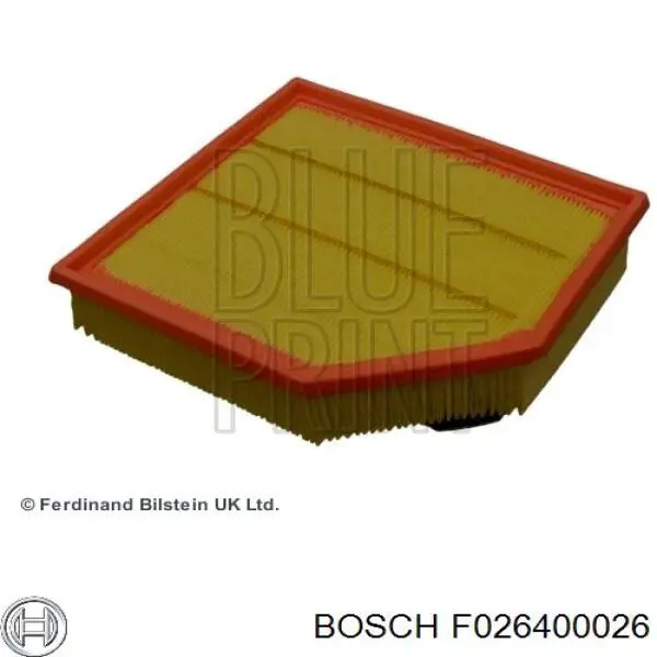Купить F026400026 Bosch Автомобильный фильтр воздуха