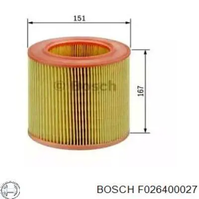 F026400027 Bosch Воздушный фильтр двигателя