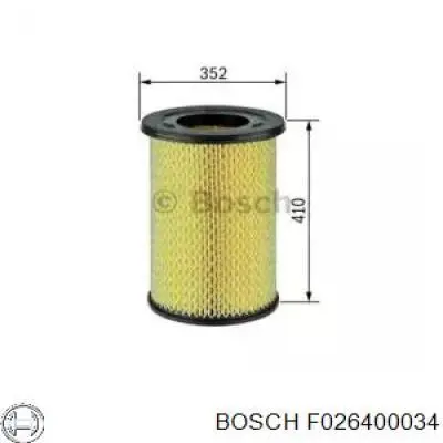 Воздушный фильтр F026400034 Bosch