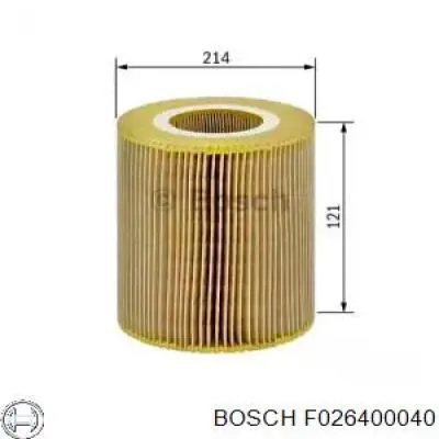 Воздушный фильтр F026400040 Bosch