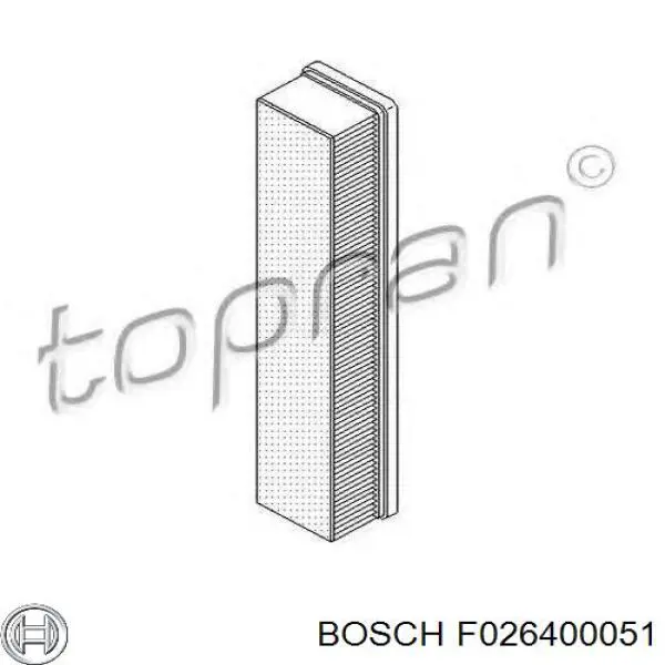 F026400051 Bosch Воздушный фильтр двигателя