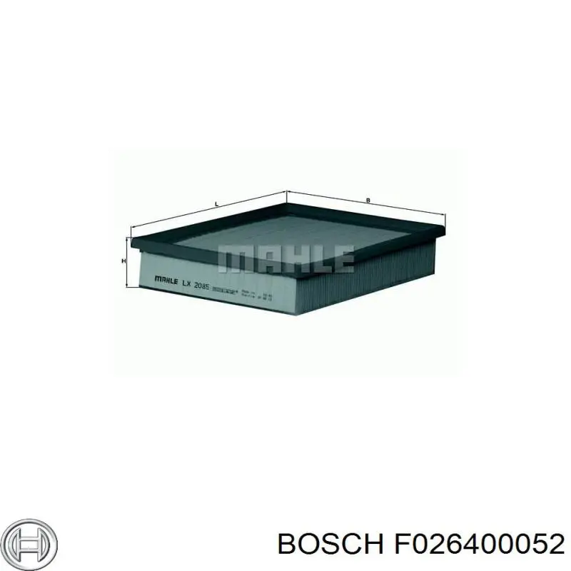 Элемент воздушного фильтра Bosch F026400052 цена, от 8.71 USD