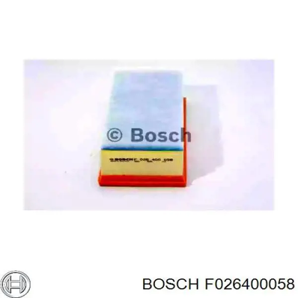 F026400058 Bosch Воздушный фильтр двигателя