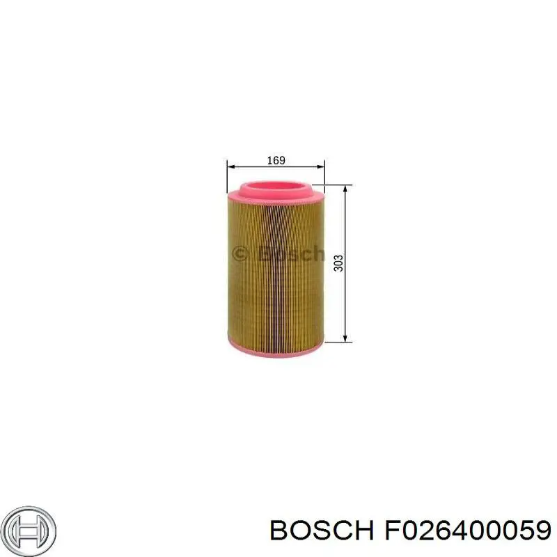 Фильтр воздушный Bosch F026400059