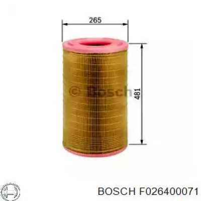 Воздушный фильтр F026400071 Bosch