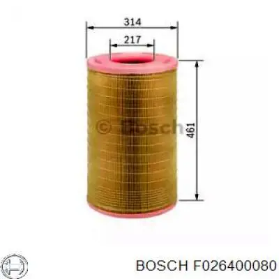 Воздушный фильтр F026400080 Bosch