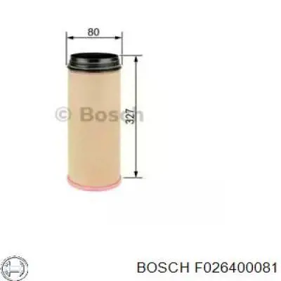 Воздушный фильтр F026400081 Bosch