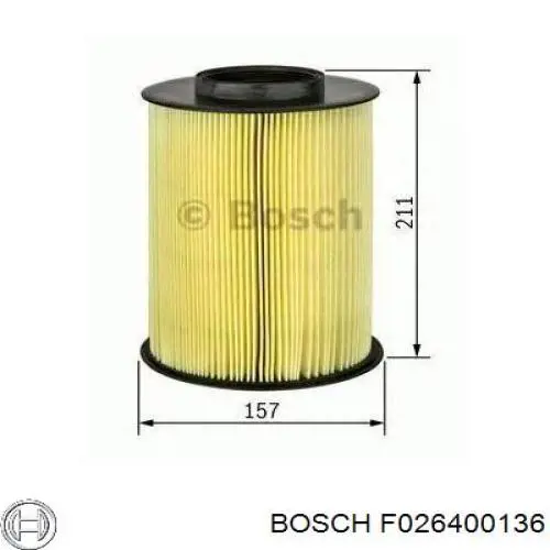 F026400136 Bosch воздушный фильтр